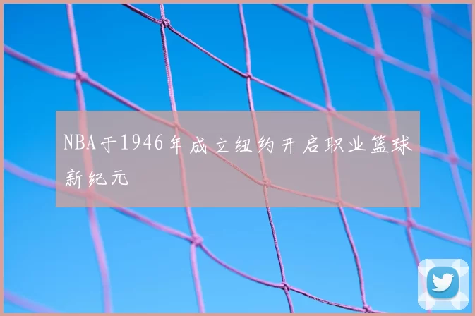NBA于1946年成立纽约开启职业篮球新纪元